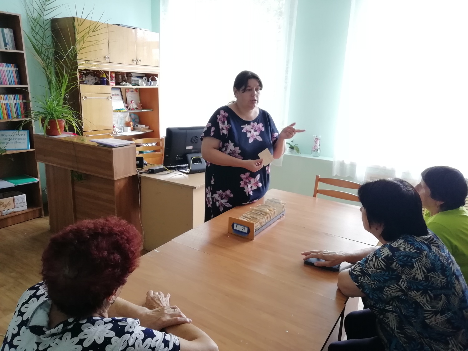 Библиотечный урок-практикум «СБА библиотеки и его использование» проведён в библиотеке села Топлое