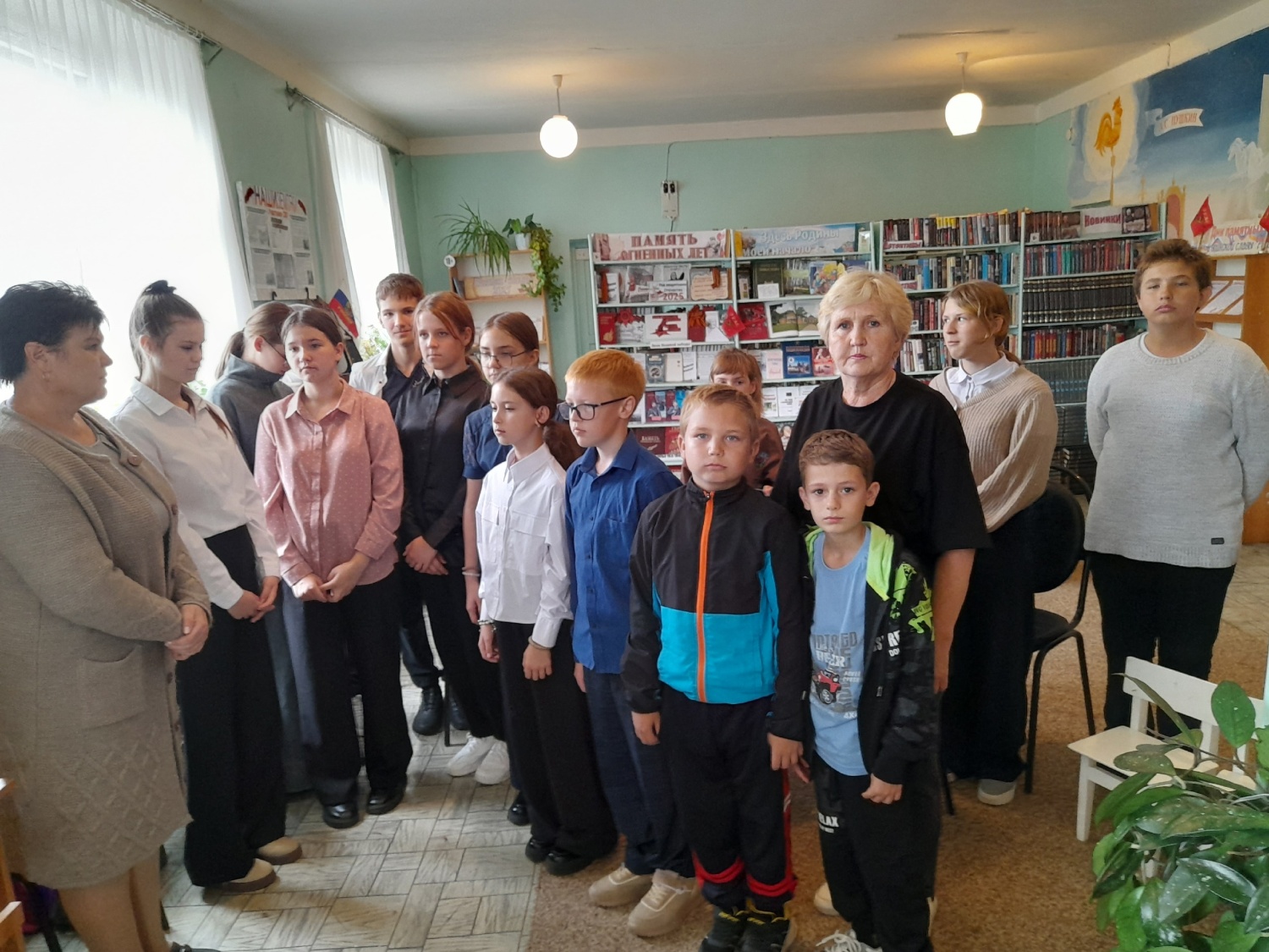 Час истории «Беслан. Память на все времена»  в Новодёмкинской библиотеке