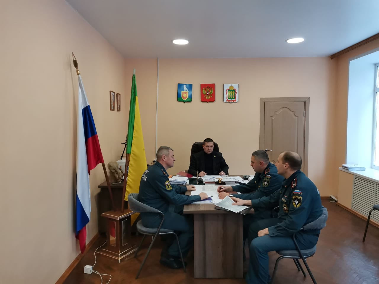 В администрации Малосердобинского района состоялась рабочая встреча