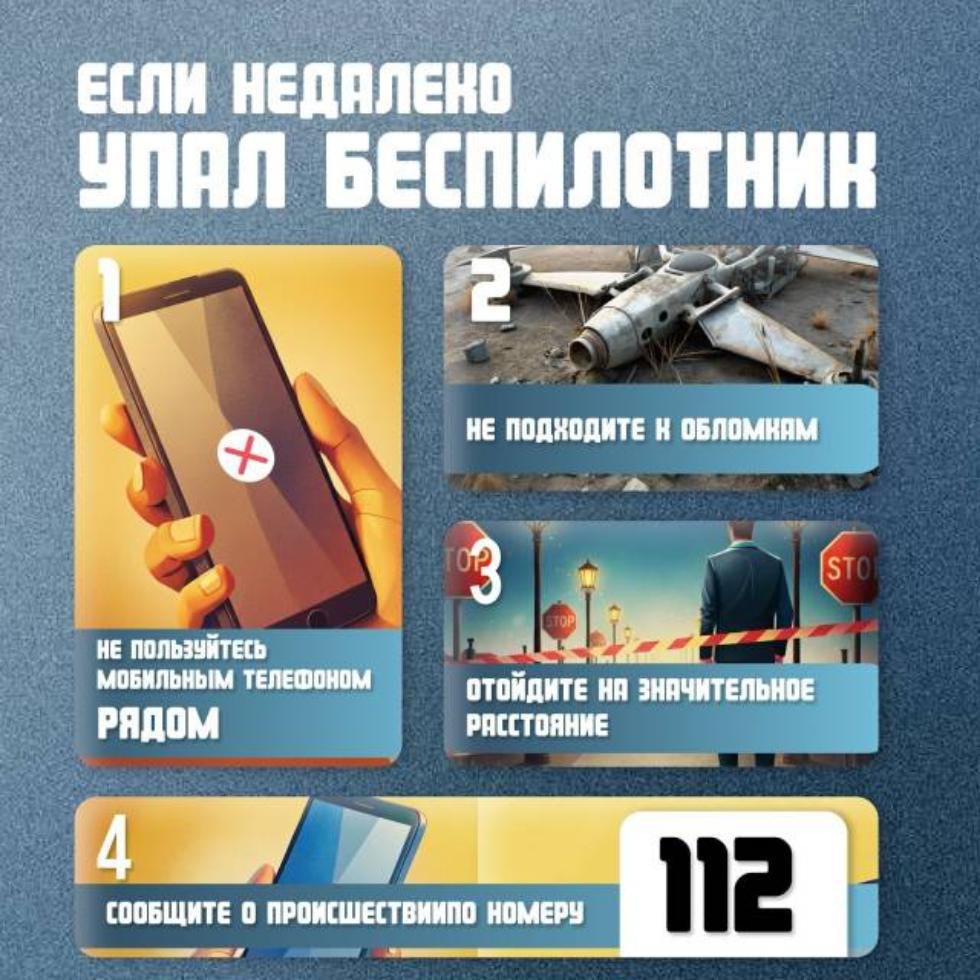 Порядок действий населения при получении информации об опасности атаки беспилотных воздушных судов