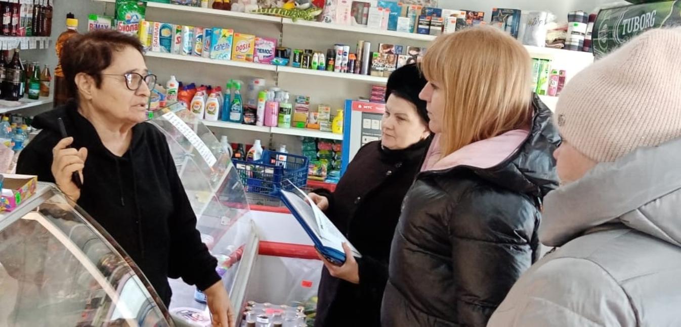 Проведен выезд членов рабочих групп  по легализации трудовых отношений и незаконного оборота алкогольной и табачной продукции и  профилактике правонарушений 
