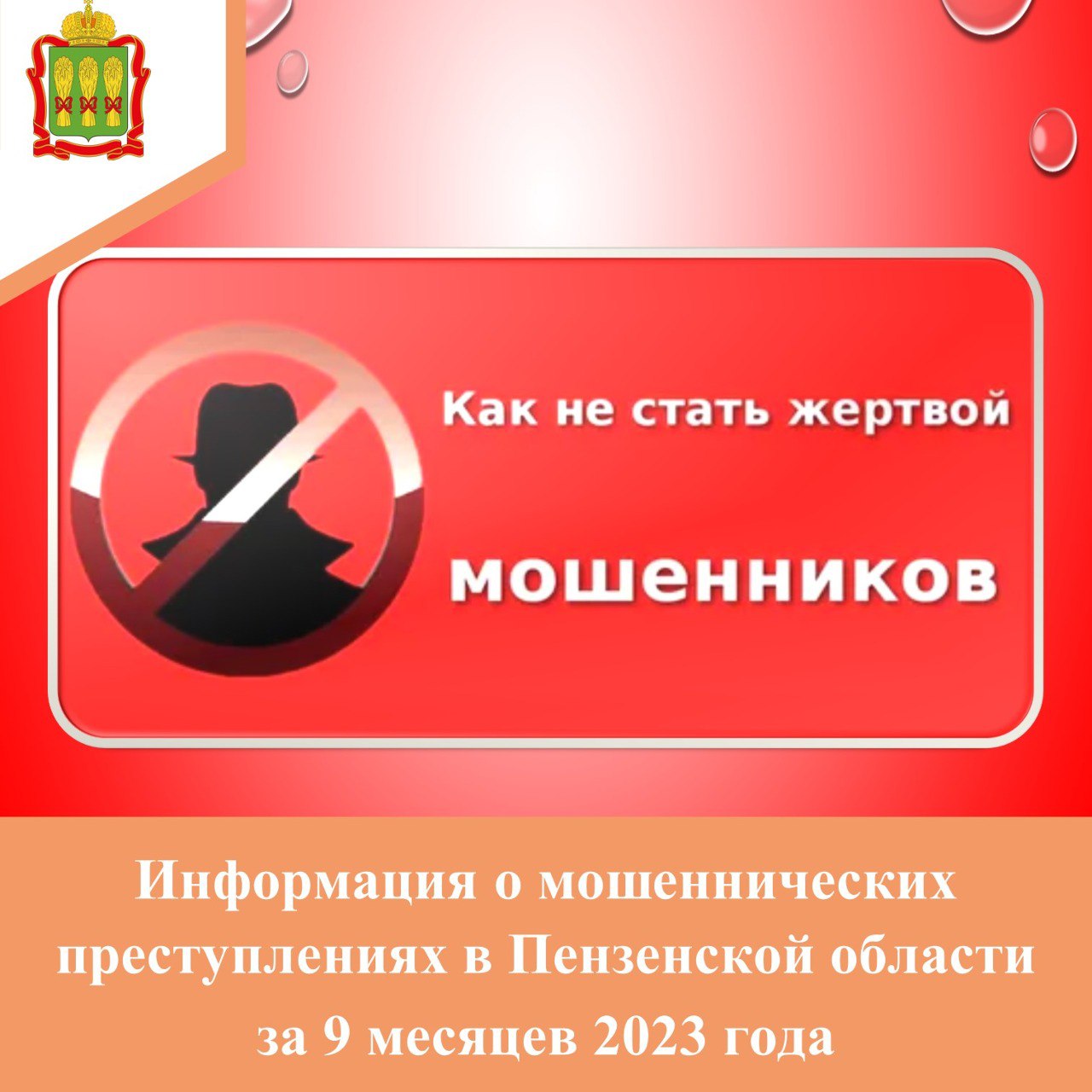В Пензенской области за 9 месяцев 2023 года зарегистрировано 2401 случай мошеннических преступлений (за аналогичный период прошлого года – 1 887, рост на 27,2%)