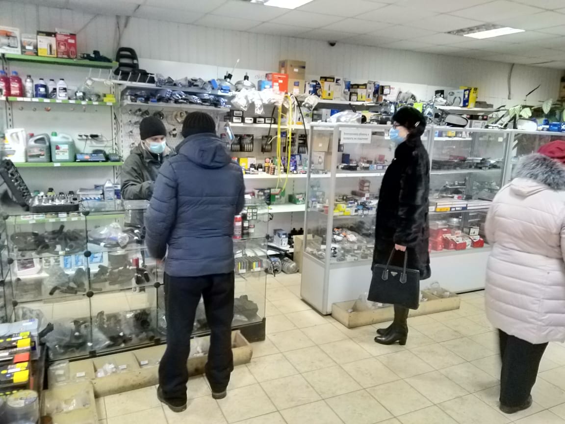 В Малосердобинском районе проведён очередной рейд по соблюдению масочного режима
