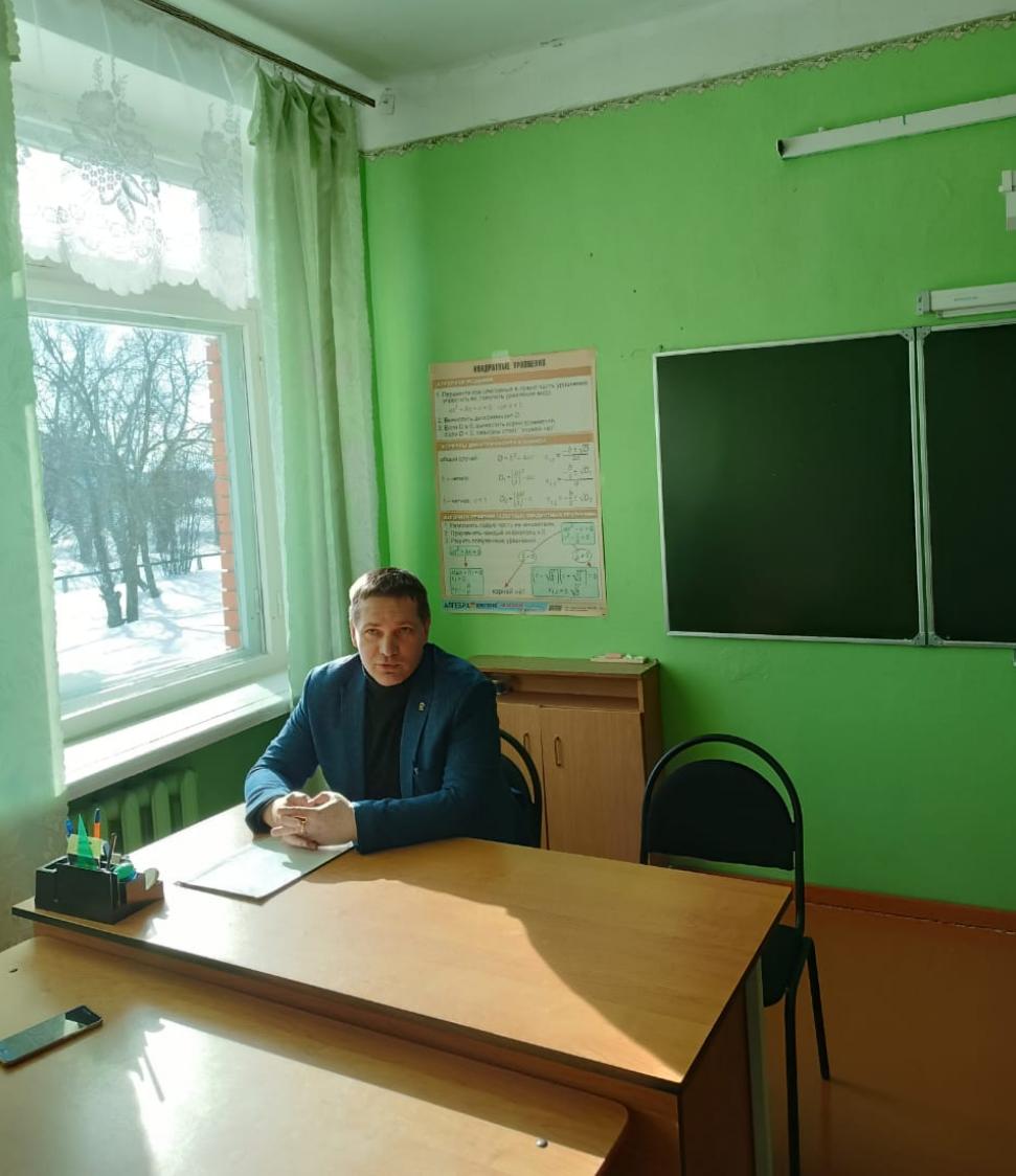 Глава Малосердобинского района Иван Алексеевич Кирюхин встретился с работниками учреждений и организаций Майского сельсовета