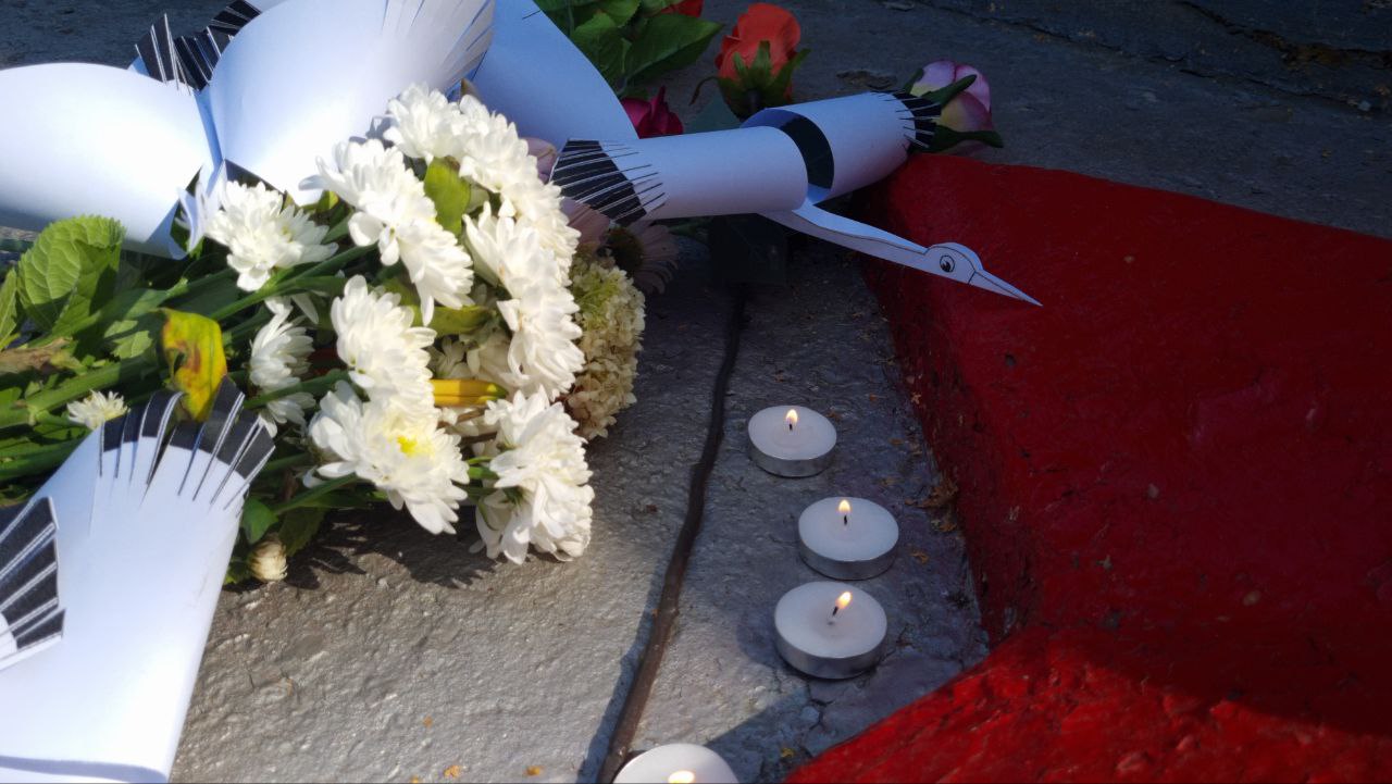 В Малосердобинском районе прошла акция в память о детях, погибших в Донбассе