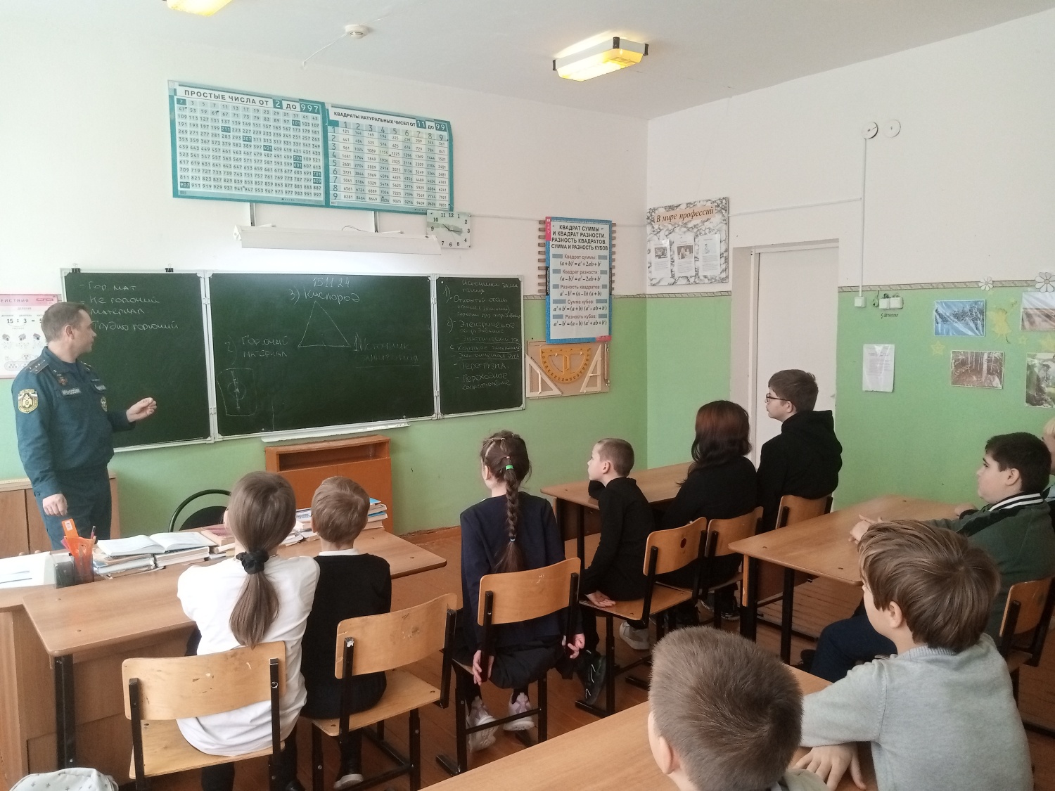  Проведена беседа об основах пожарной безопасности, способах исключающих возникновение пожаров в быту