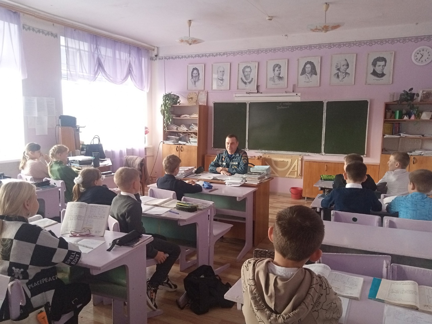 Проведены беседы об основах пожарной безопасности 