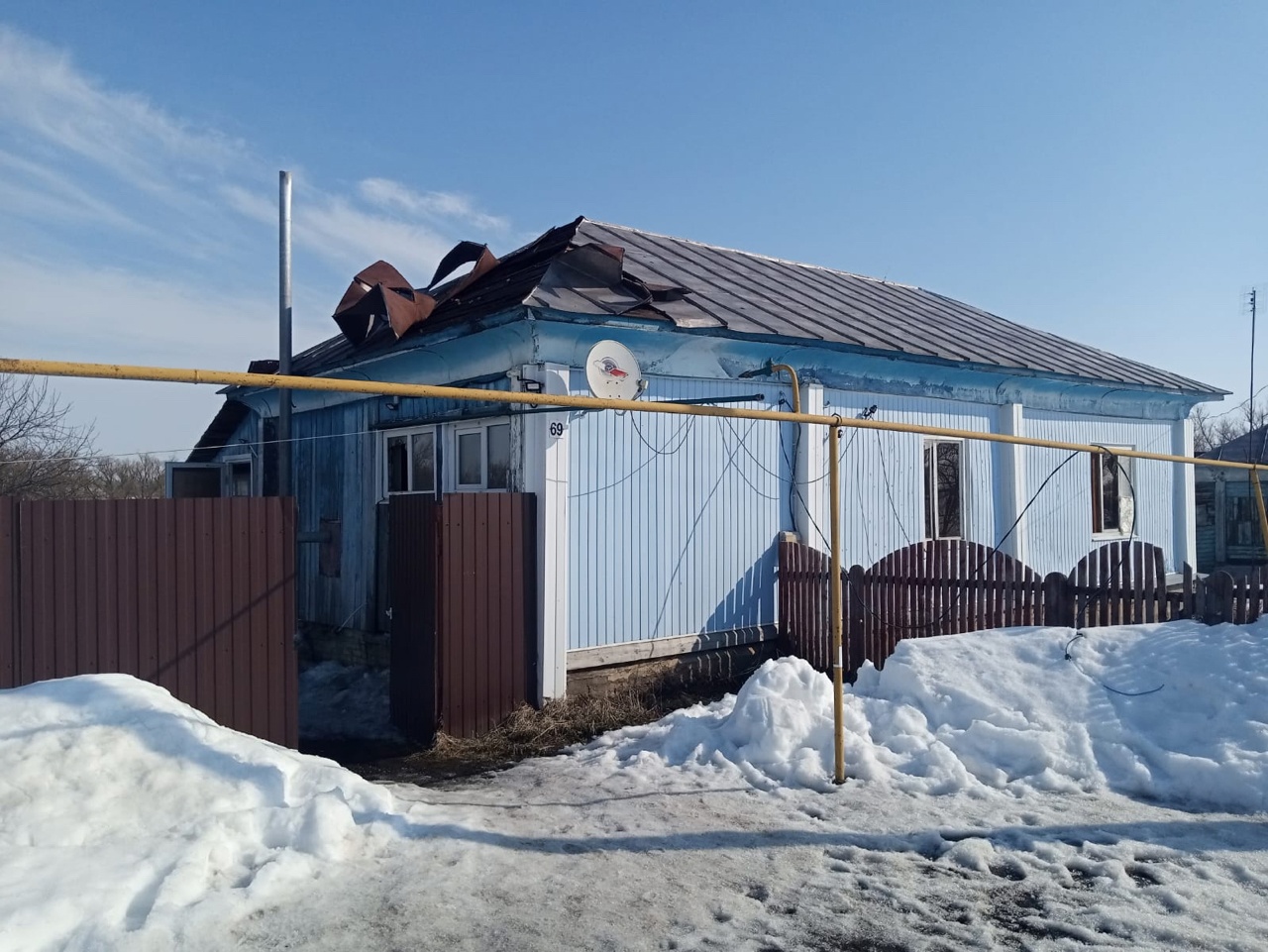 В жилом доме в с. Саполга Малосердобинского района возник пожар