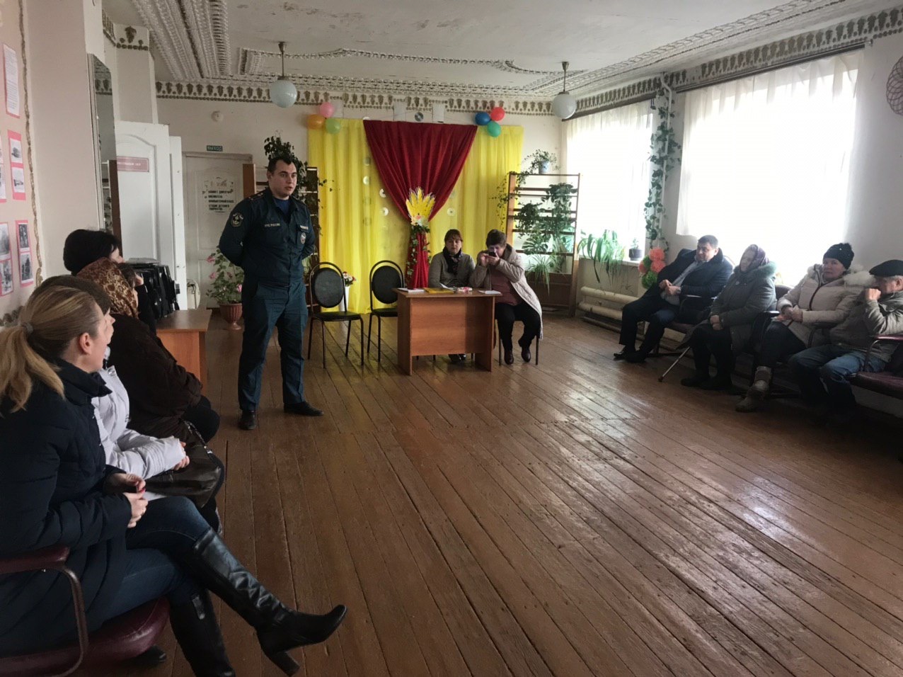 В целях организации профилактической работы проведена встреча с населением