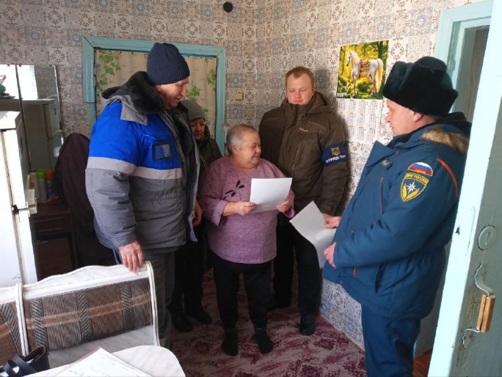В с.Чунаки и с.Майское  профилактической группой проведен очередной  рейд  по соблюдению правил пожарной безопасности в жилых домах