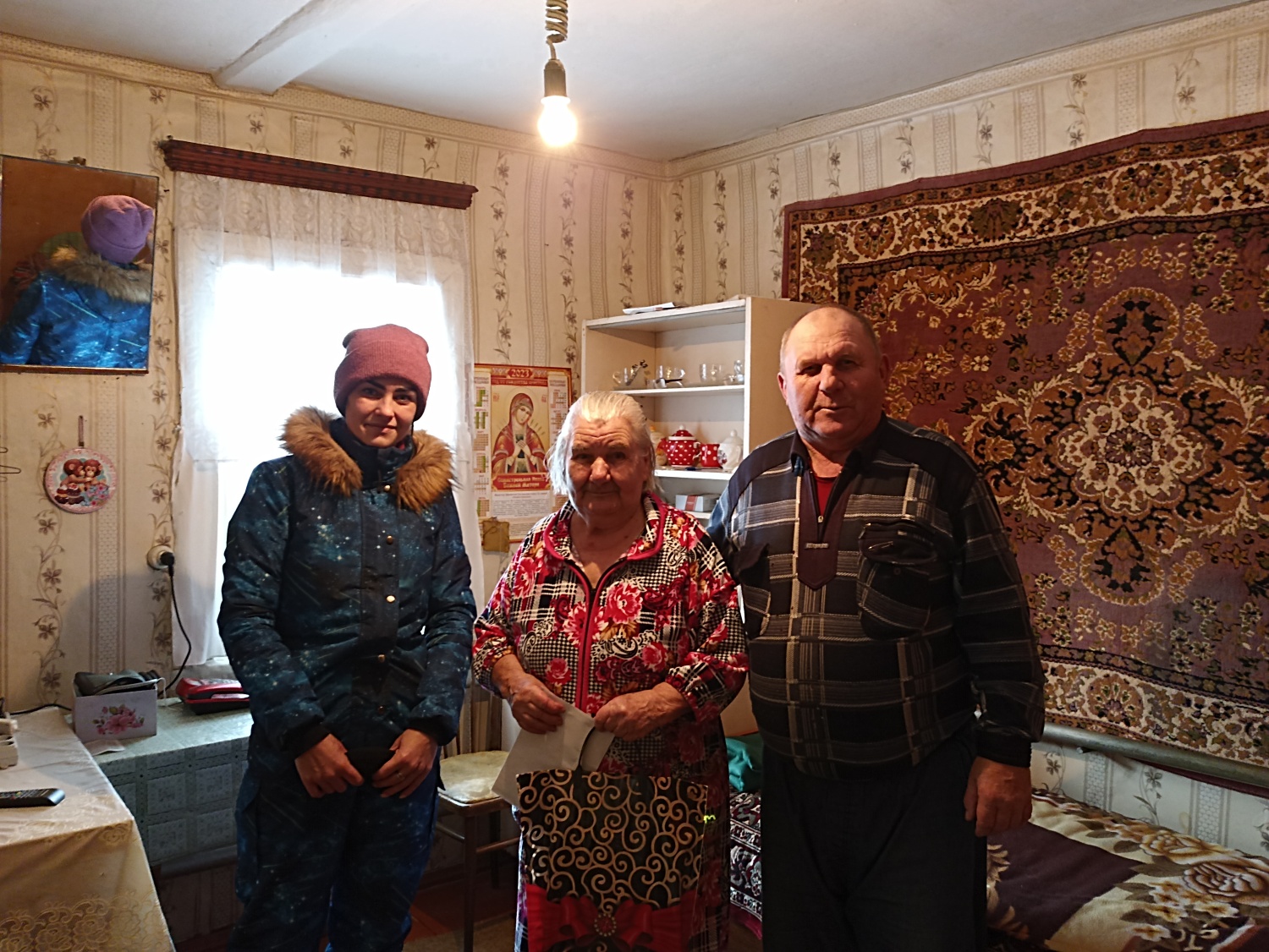 Поздравление жительницы села Малая Сердоба с юбилеем Поздравление жительницы села Малая Сердоба с юбилеем