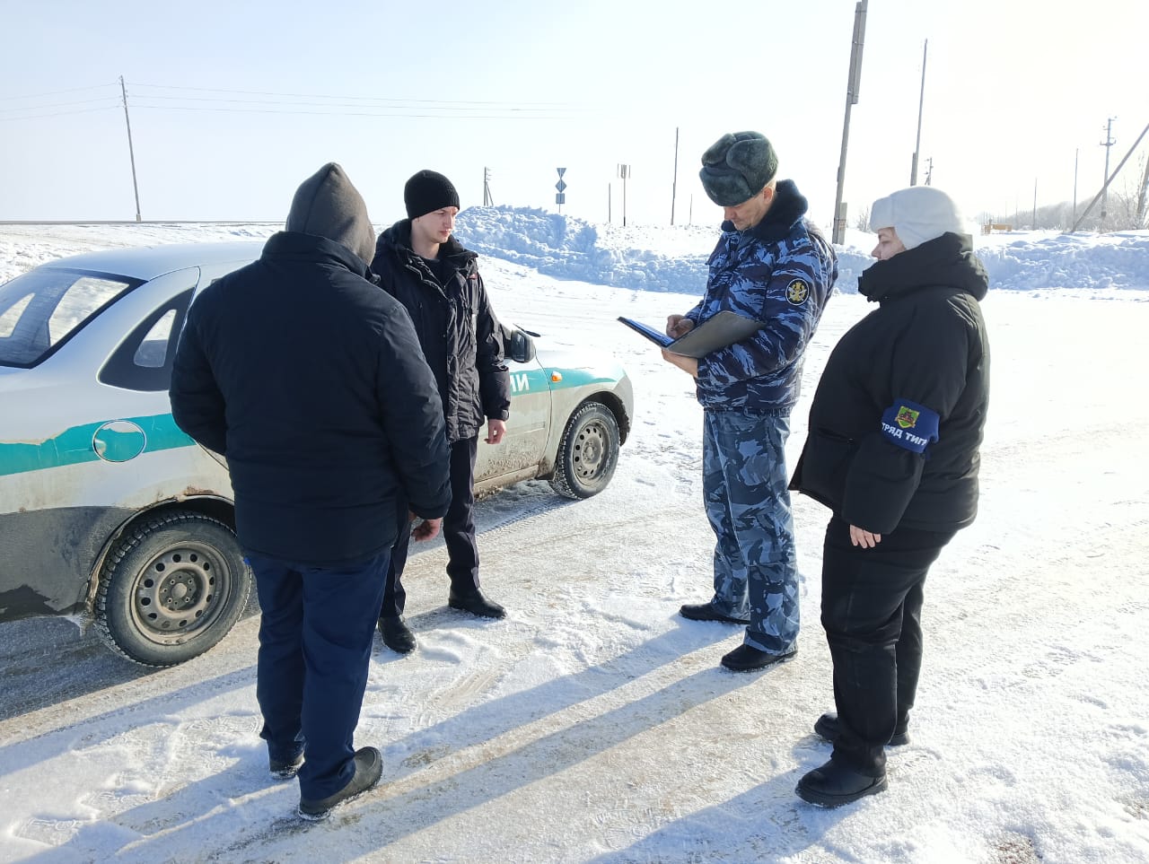 Выезд к лицам, имеющим наказание, не связанное с изоляцией от общества, состоящим на учёте в  Сердобском МФ ФКУ УИИ УФСИН России по Пензенской области