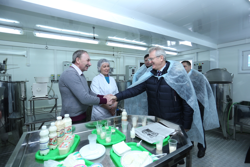 Губернатором Пензенской области И.А. Белозерцев познакомился с продукцией СППК «Тензор»