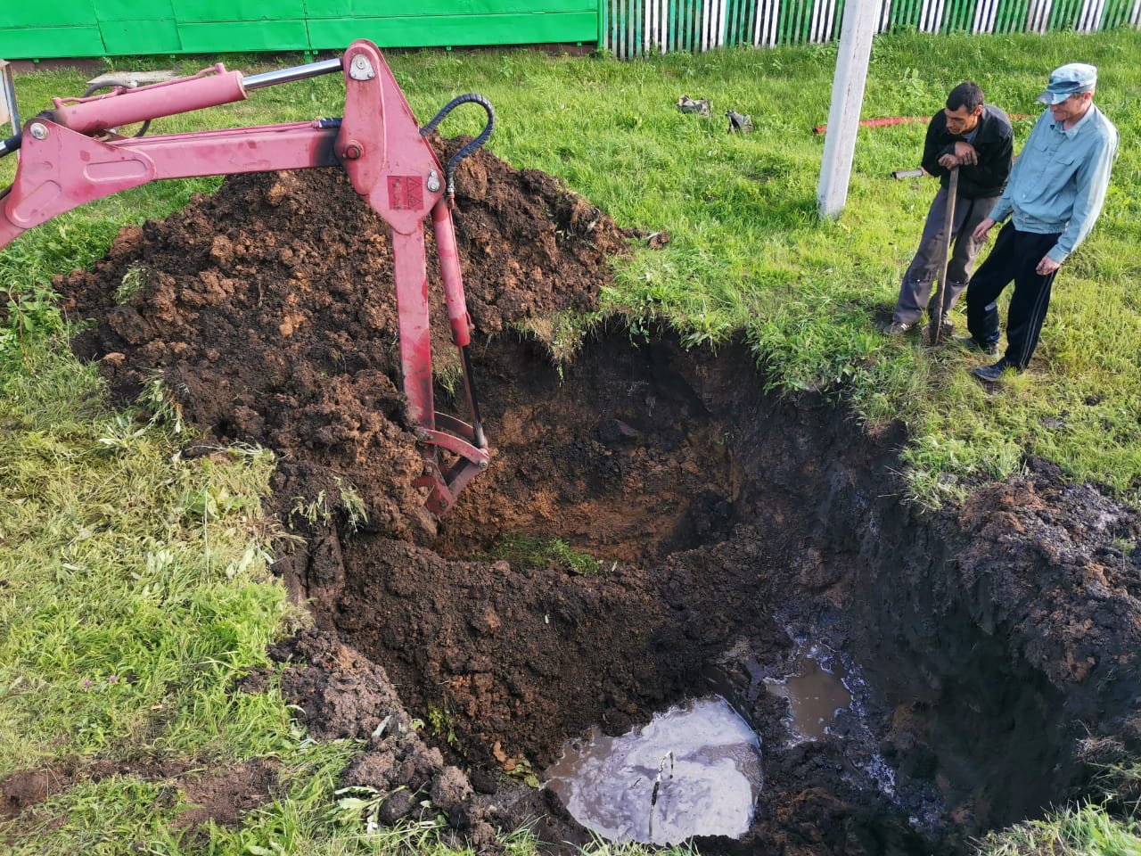 В селе Малая Сердоба произведены ремонтные работы водопроводной сети