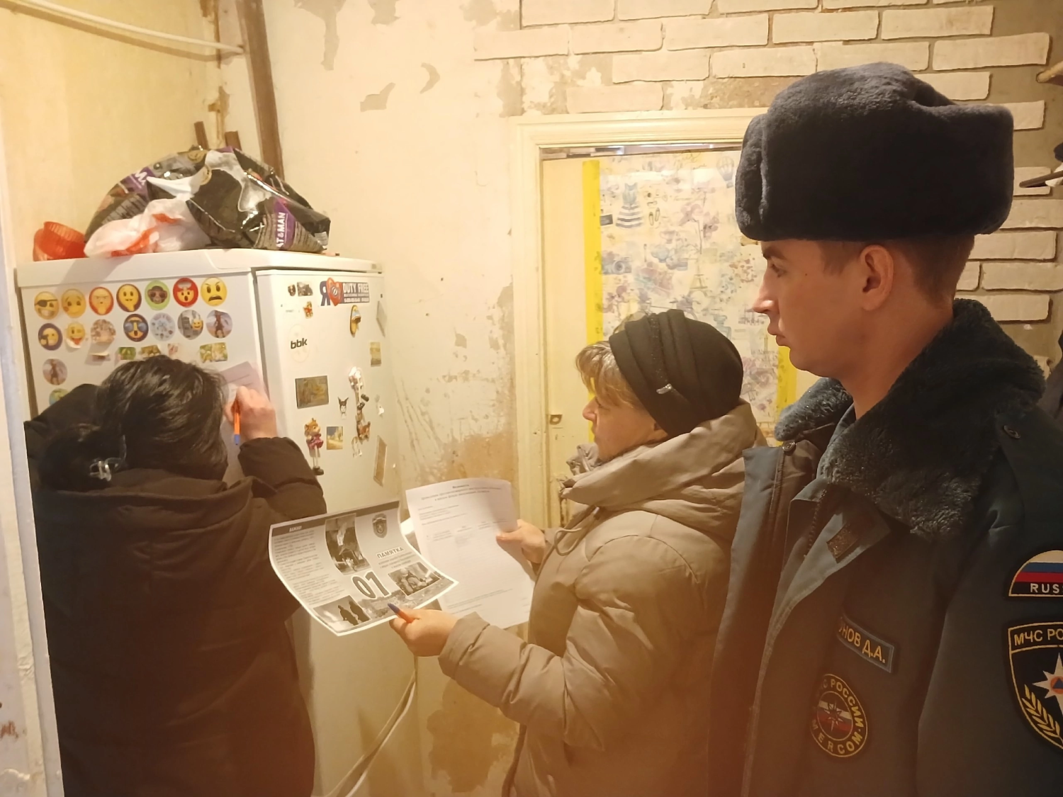 Межведомственная рабочая группа провела профилактический рейд  по пожарной безопасности в селе Малая Сердоба.