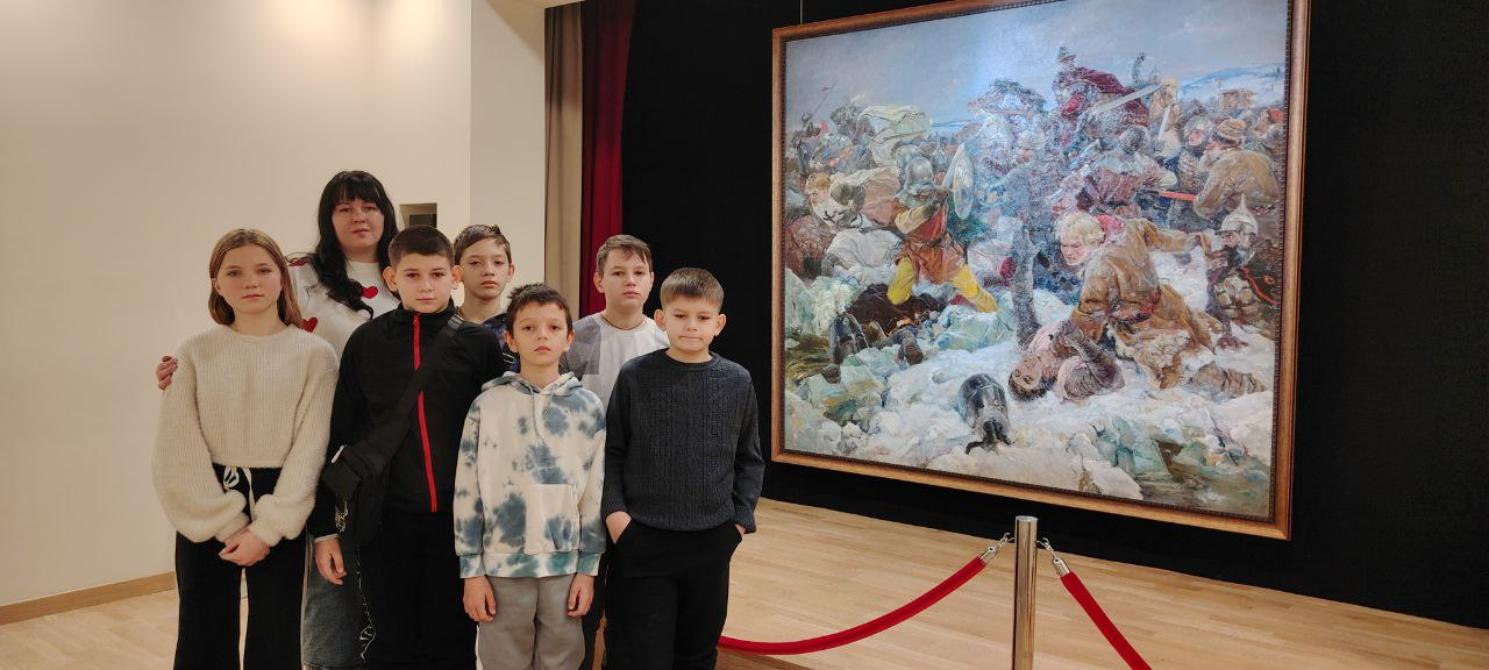 Учащиеся объединения «Горизонт» посетили Музей одной картины