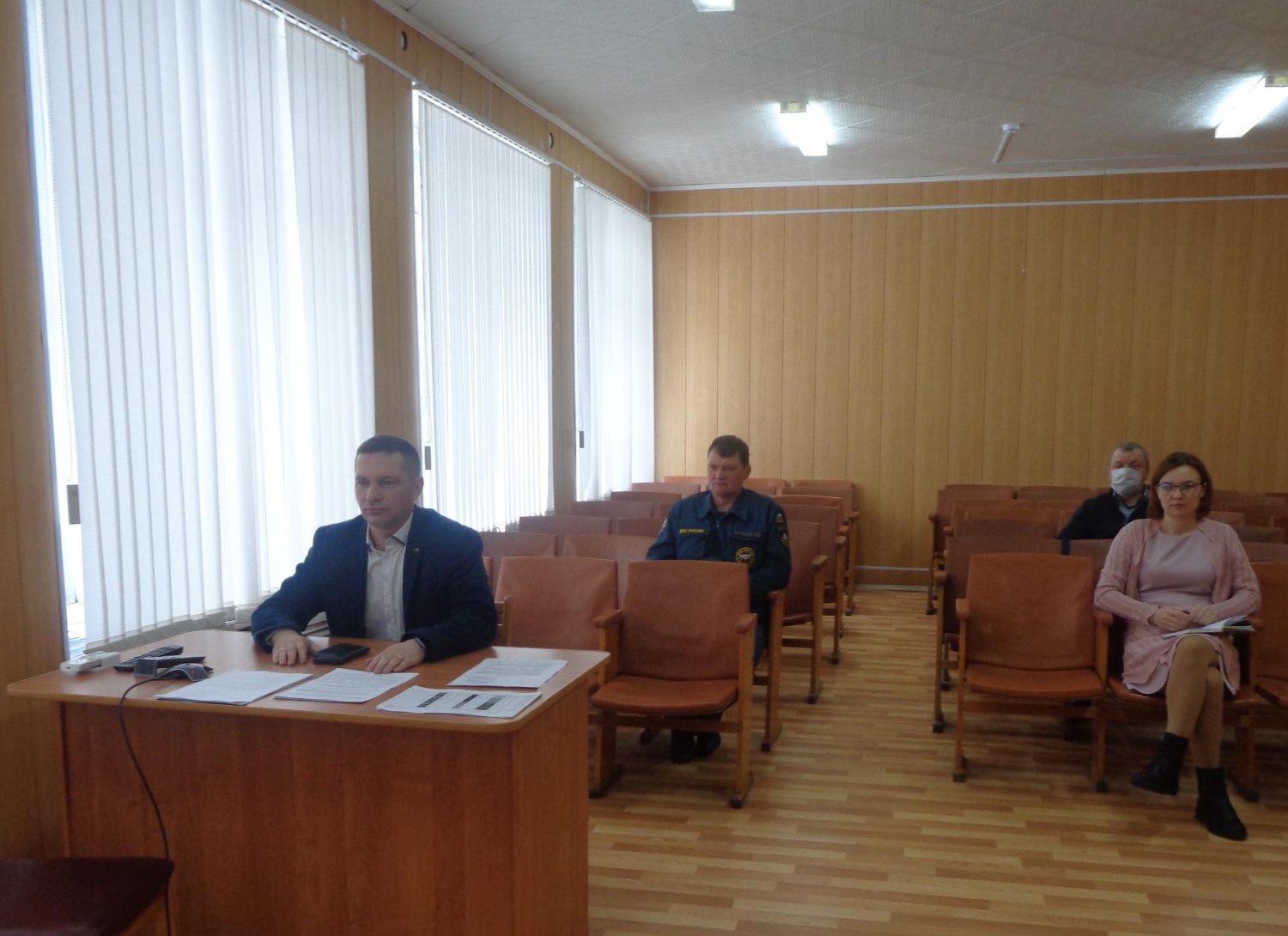 Глава администрации Малосердобинского района Иван Алексеевич Кирюхин принял участие в заседании Комиссии по предупреждению  и ликвидации чрезвычайных ситуаций и обеспечению  пожарной безопасности Пензенской области
