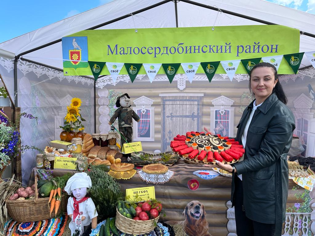 Глава администрации Малосердобинского сельсовета в составе делегации от Малосердобинского района приняла участие в ежегодном агромероприятии "День поля"