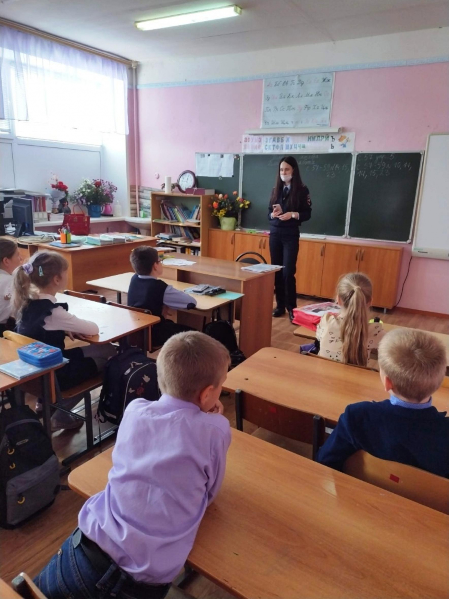 Встреча с инпектором ГИБДД