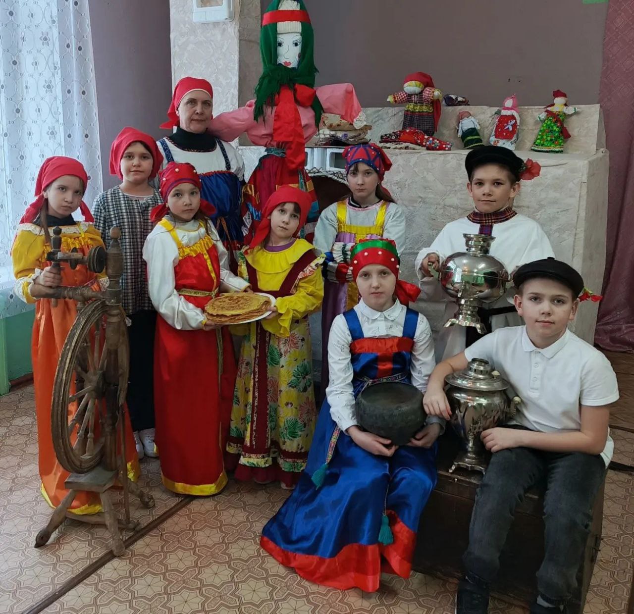 Фольклорное мероприятие «Как на Масляной неделе из трубы блины летели»