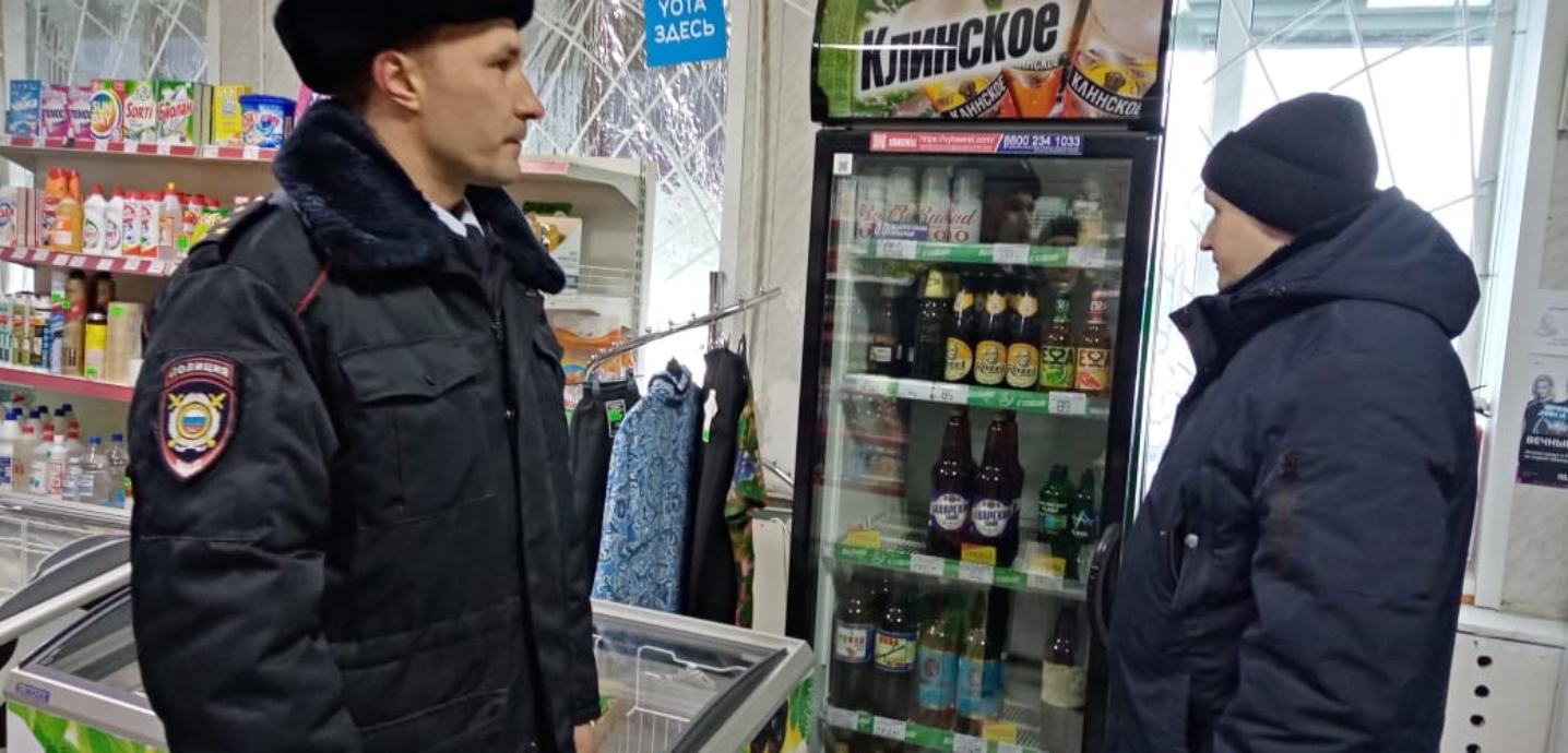 Профилактический рейд по местам продажи алкогольной и никотиносодержащей продукции на территории района. Профилактический рейд по местам продажи алкогольной и никотиносодержащей продукции на территории района.