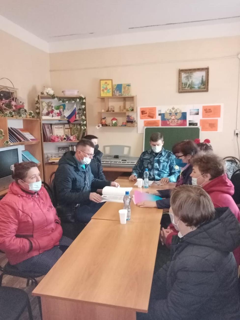 В селе Саполга состоялось заседание Совета общественности Малосердобинского сельсовета