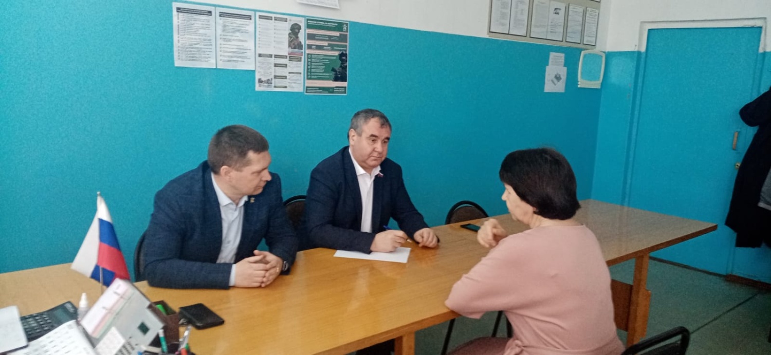 Малосердобинский район с рабочим визитом  посетил депутат Законодательного Собрания Пензенской области Вадим Михайлович Калинин 