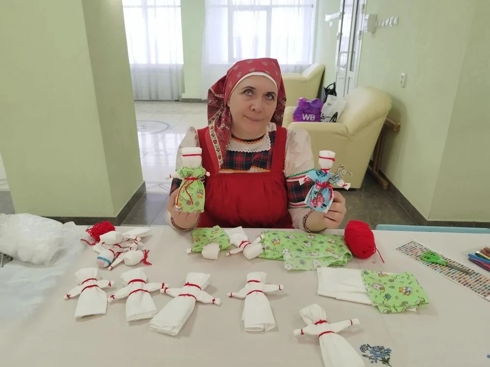 Традиционная тряпичная кукла Веснянка
