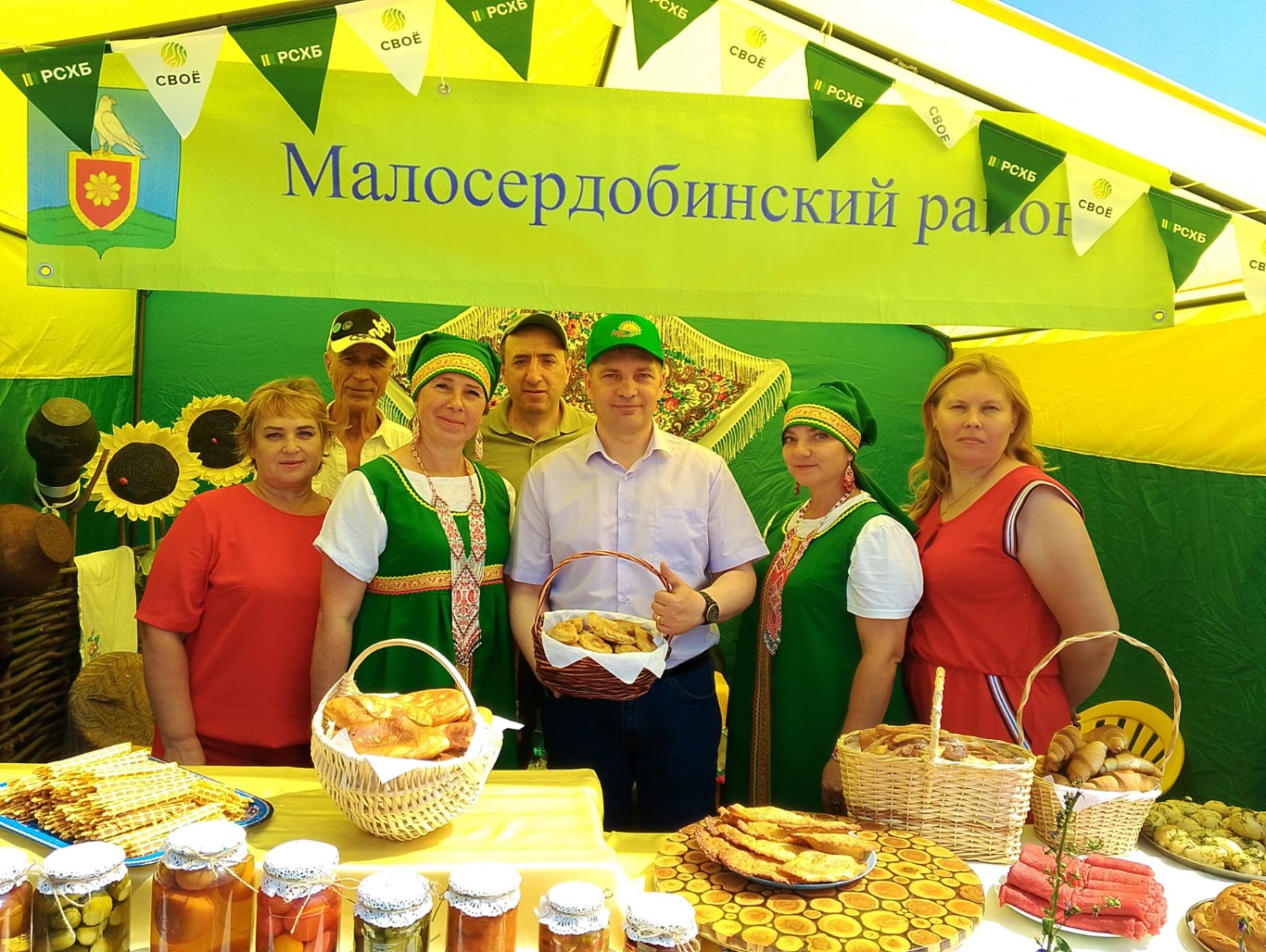 Делегация Малосердобинского района приняла участие в выставке «День поля»