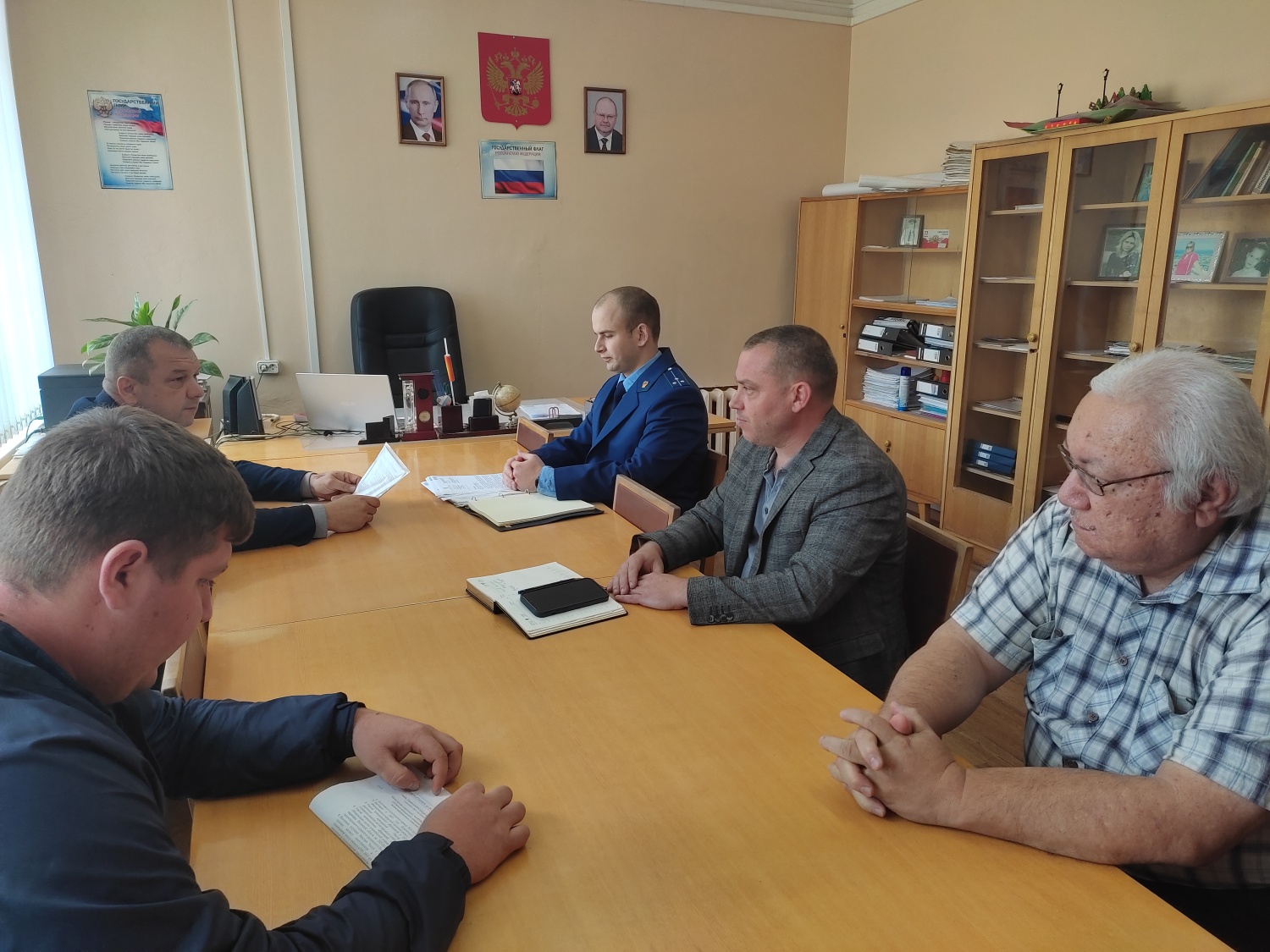 В администрации Малосердобинского района обсудили вопрос подготовки к новому отопительному сезону 2023-2024 гг.