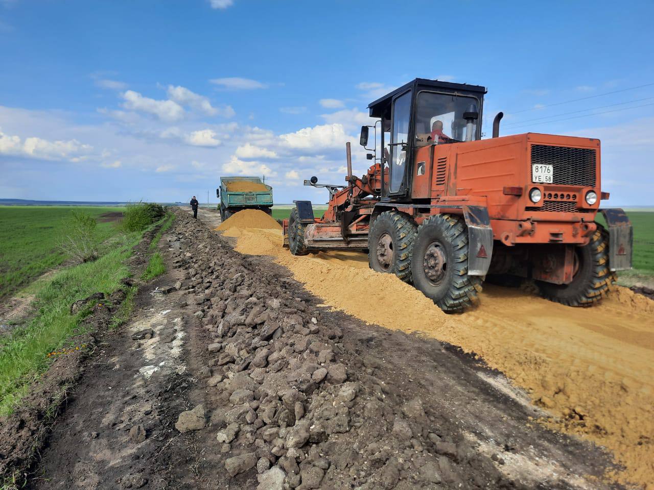 В Малосердобинском районе продолжается ремонт автомобильных дорог