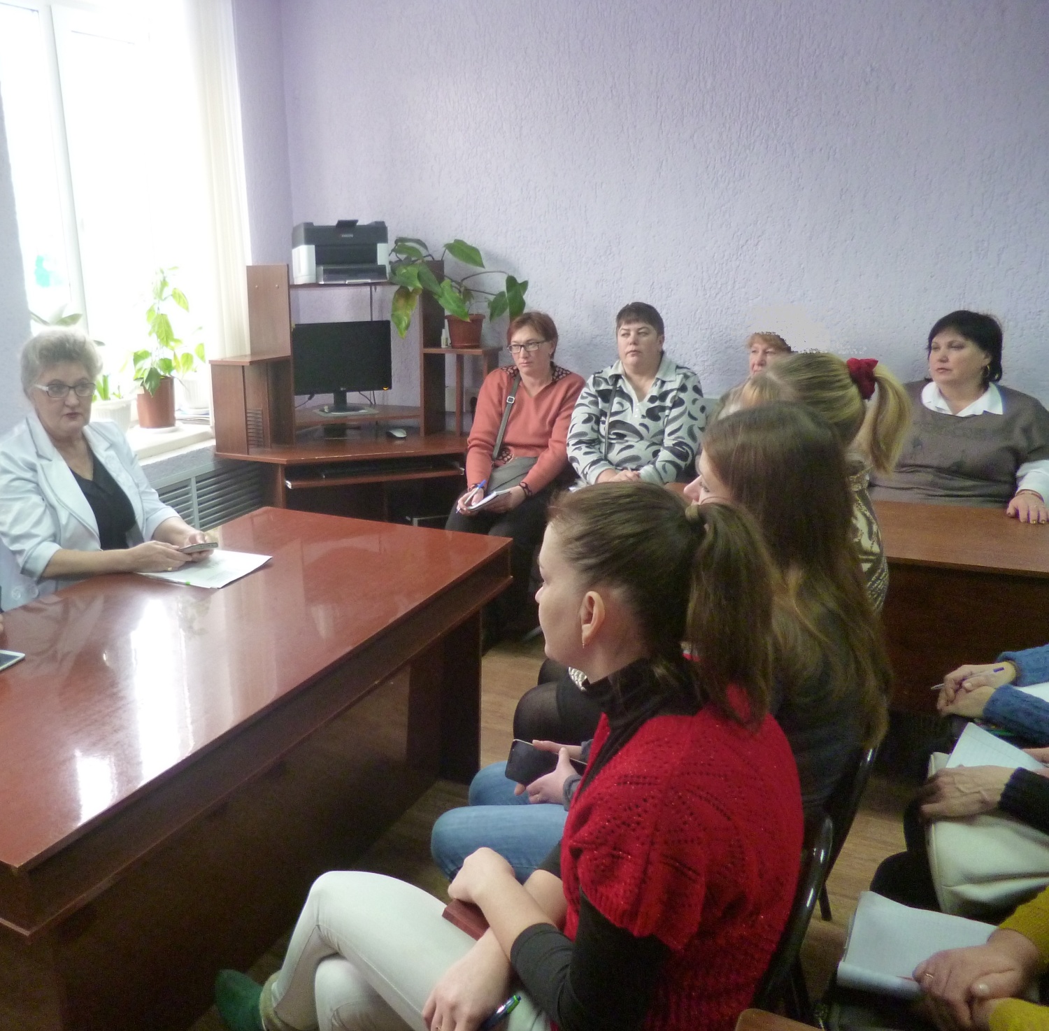 Занятие в Школе социального работника