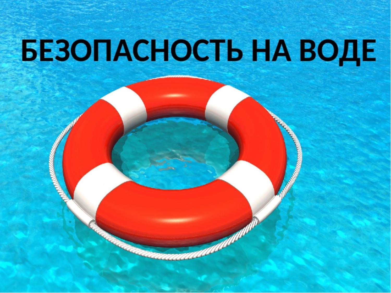 «Детям и взрослым о безопасности на воде летом» 