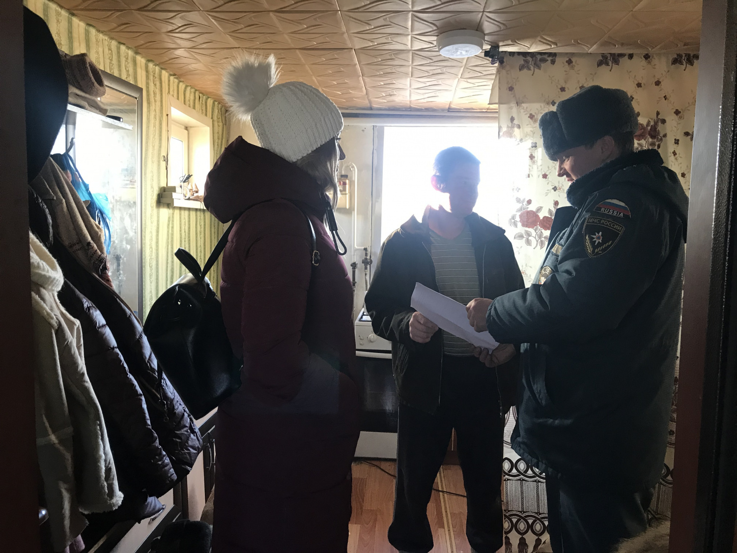 Профилактический рейд в селе Малая Сердоба.