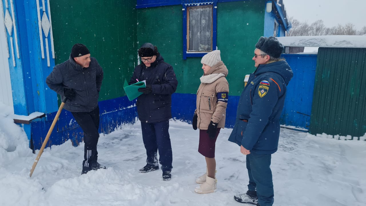 На территории района проводится работа  с населением в паводкоопасный  период 
