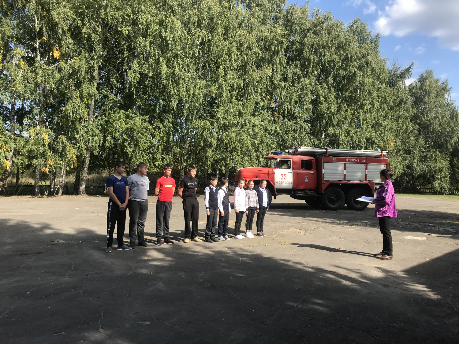 На территории Малосердобинского района прошли пожарно-тактические учения