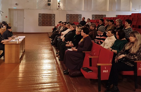 В районном Доме культуры прошло рабочее совещание работников культуры.