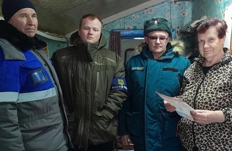  В с. Саполга и с. Топлое  прошел  очередной межведомственный  рейд по вопросам соблюдения правил пожарной безопасности в жилых домах