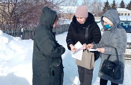Выезд сотрудников МБУ «КЦСОН» Малосердобинского района и специалиста ГКУ «РЦСОН Пензенской области» в село Марьевка