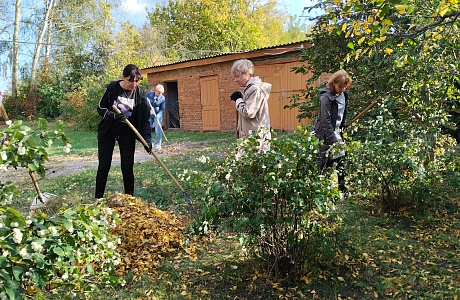 На территории Малосердобинского района продолжаются работы по благоустройству 