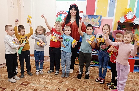 Среди воспитанников подготовительной группы детского сада «Солнышко», была проведена игровая программа «Зажигаем!»