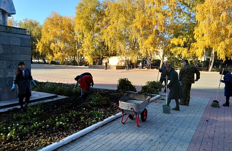 В Малосердобинском районе продолжаются работы по благоустройству