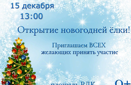 Приглашаем жителей Малосердобинского района на открытие новогодней ёлки!