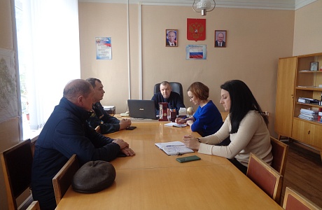В администрации Малосердобинского района состоялось заседание паводковой комиссии 