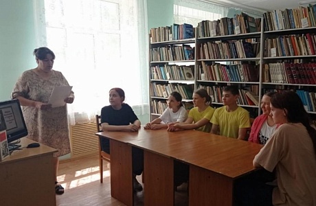 Урок литературного краеведения «Ф. В. Гладков и Пензенский край» проведён в библиотеке села Топлое