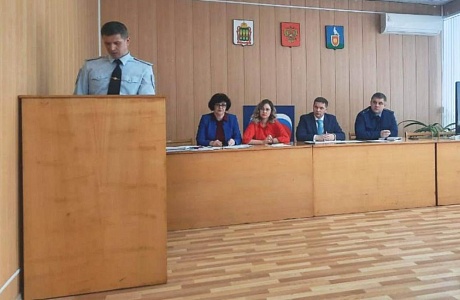 Заседание межведомственной комиссии по профилактике правонарушений и Совета общественности по профилактике правонарушений Малосердобинского района