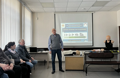 Сотрудники ТФОМС Пензенской области прошли обучение навыкам оказания первой помощи.