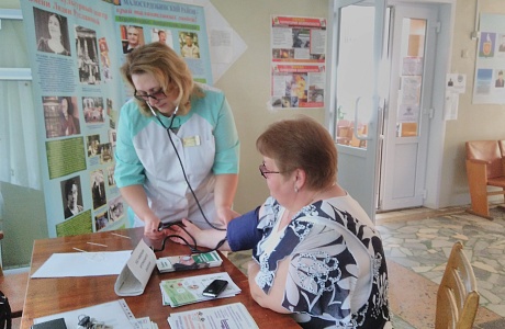 В районе были проведены профилактические мероприятия в рамках региональной акции «Знай цифры своего артериального давления»
