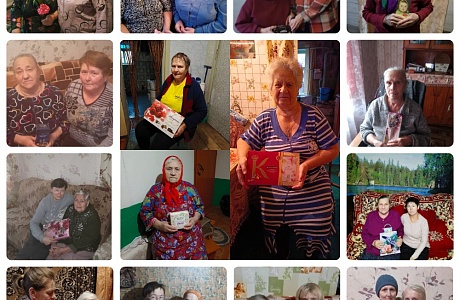 Социальные работники Комплексного центра социального обслуживания населения Малосердобинского района поздравили своих подопечных с Днем матери