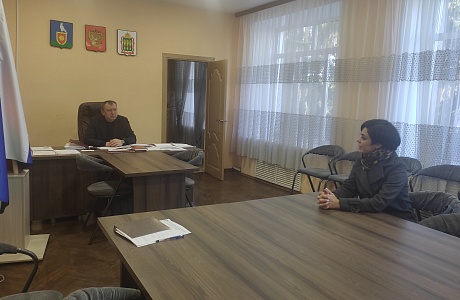 Исполняющий полномочия главы Малосердобинского района Сергей Львович Балакин провел  прием граждан